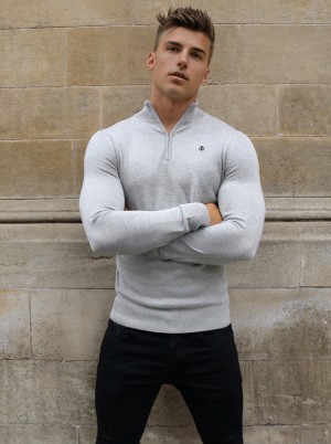 Blakely Oxbridge Jumper Szare | 059624-YDP