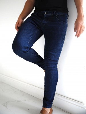 Blakely Vol. 7 Skinny Jeans Granatowe | 328560-RWE